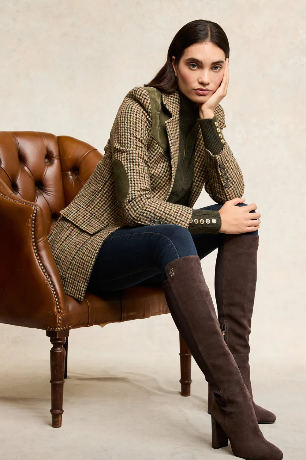 Holland Cooper Albany Heeled Boot<Women Boots