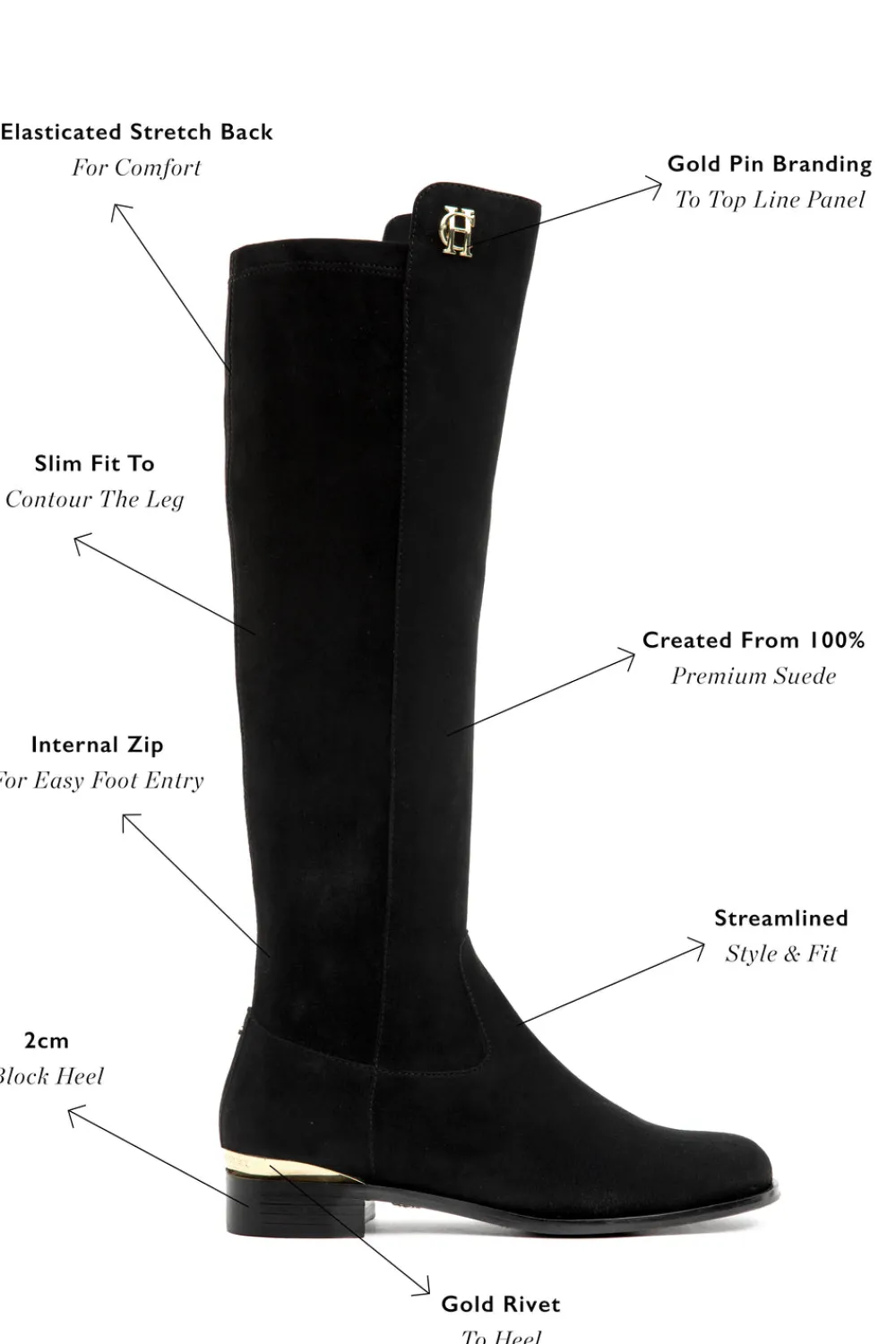 Holland Cooper Albany Knee Boot<Women Boots