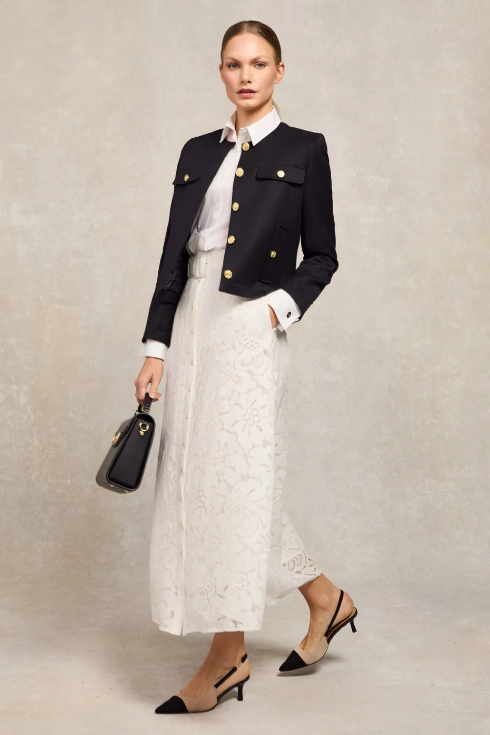 Holland Cooper Annabel Lace Skirt<Women Skirts