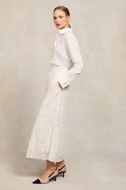 Holland Cooper Annabel Lace Skirt<Women Skirts