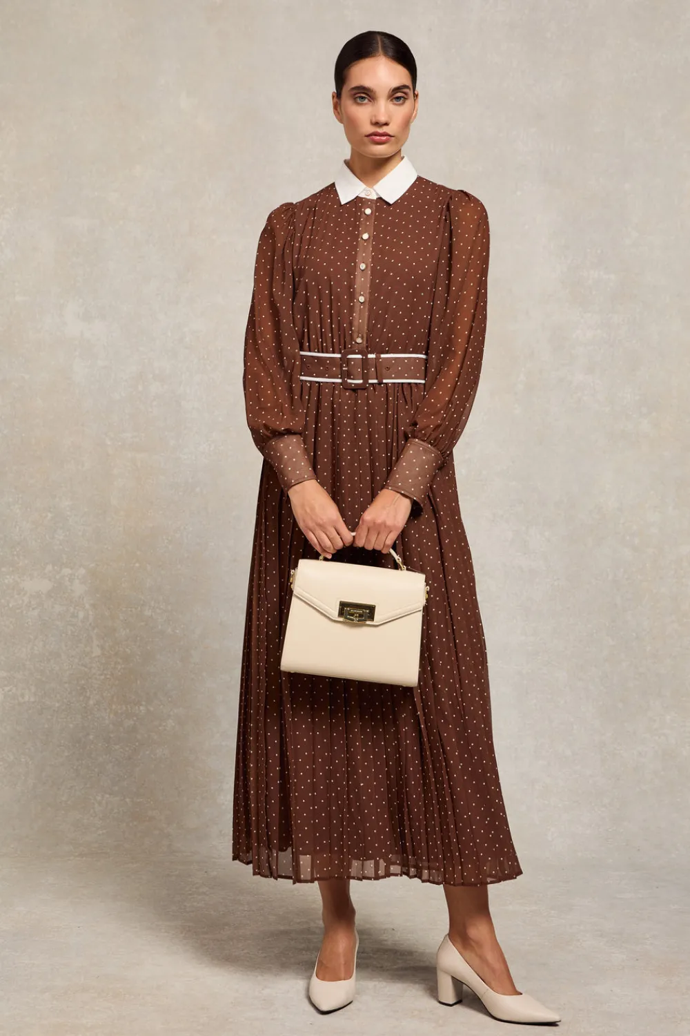 Holland Cooper Annabel Pleated Maxi Dress<Women Dresses