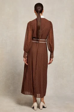 Holland Cooper Annabel Pleated Maxi Dress<Women Dresses