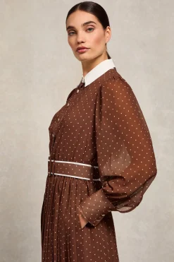 Holland Cooper Annabel Pleated Maxi Dress<Women Dresses