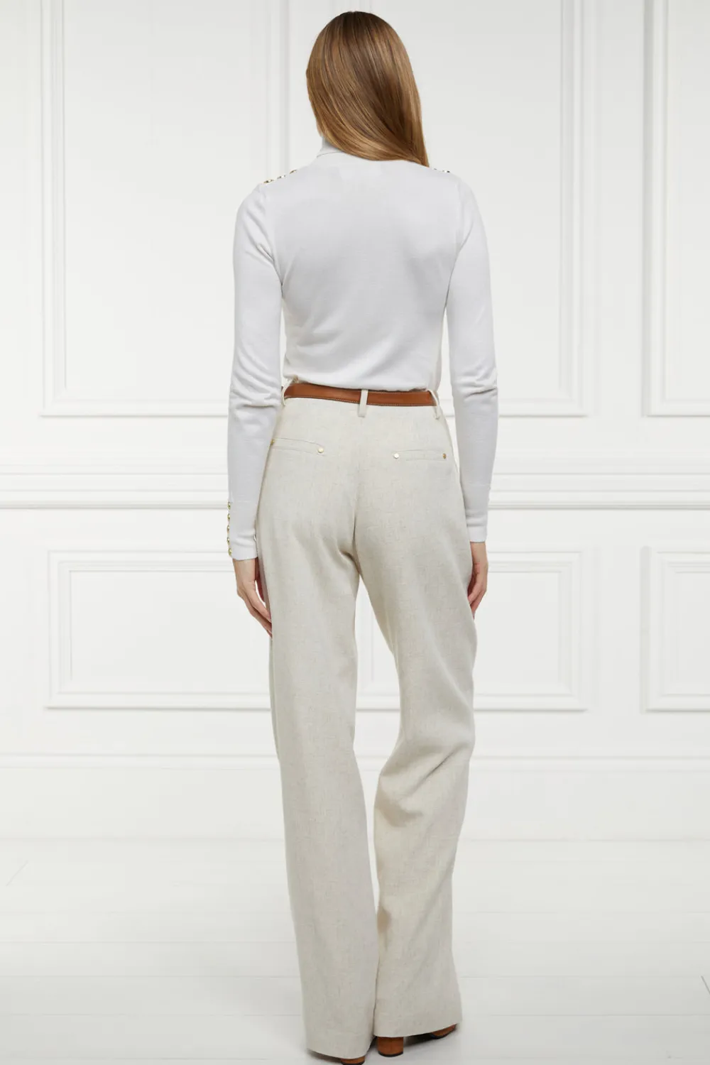 Holland Cooper Belgravia Wide Leg Trouser<Women Trousers