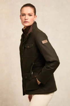 Holland Cooper Belted Waxed Jacket<Women Jackets