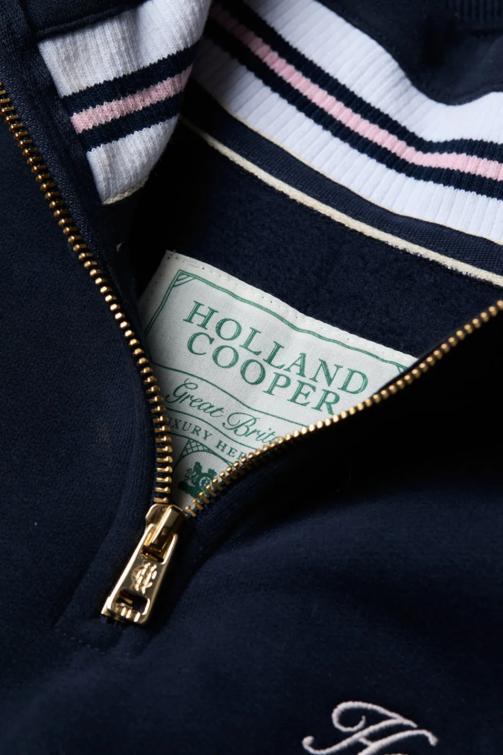 Holland Cooper Burford Quarter Zip Neck Sweat<Women Sweatshirts