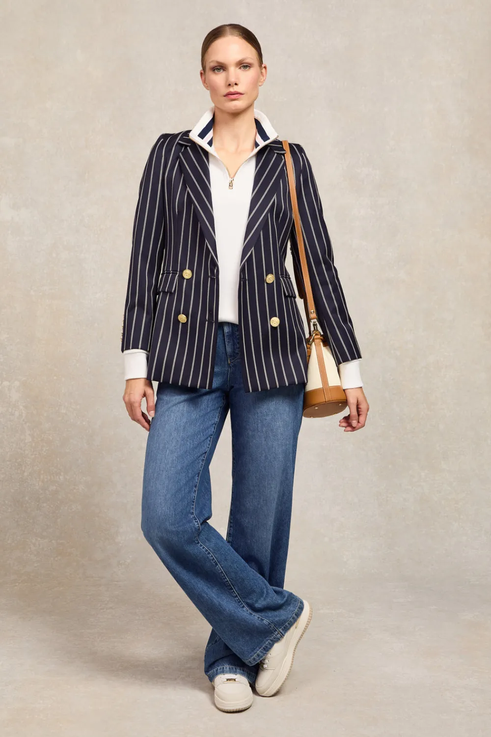 Holland Cooper Burford Quarter Zip Neck Sweat<Women Sweatshirts