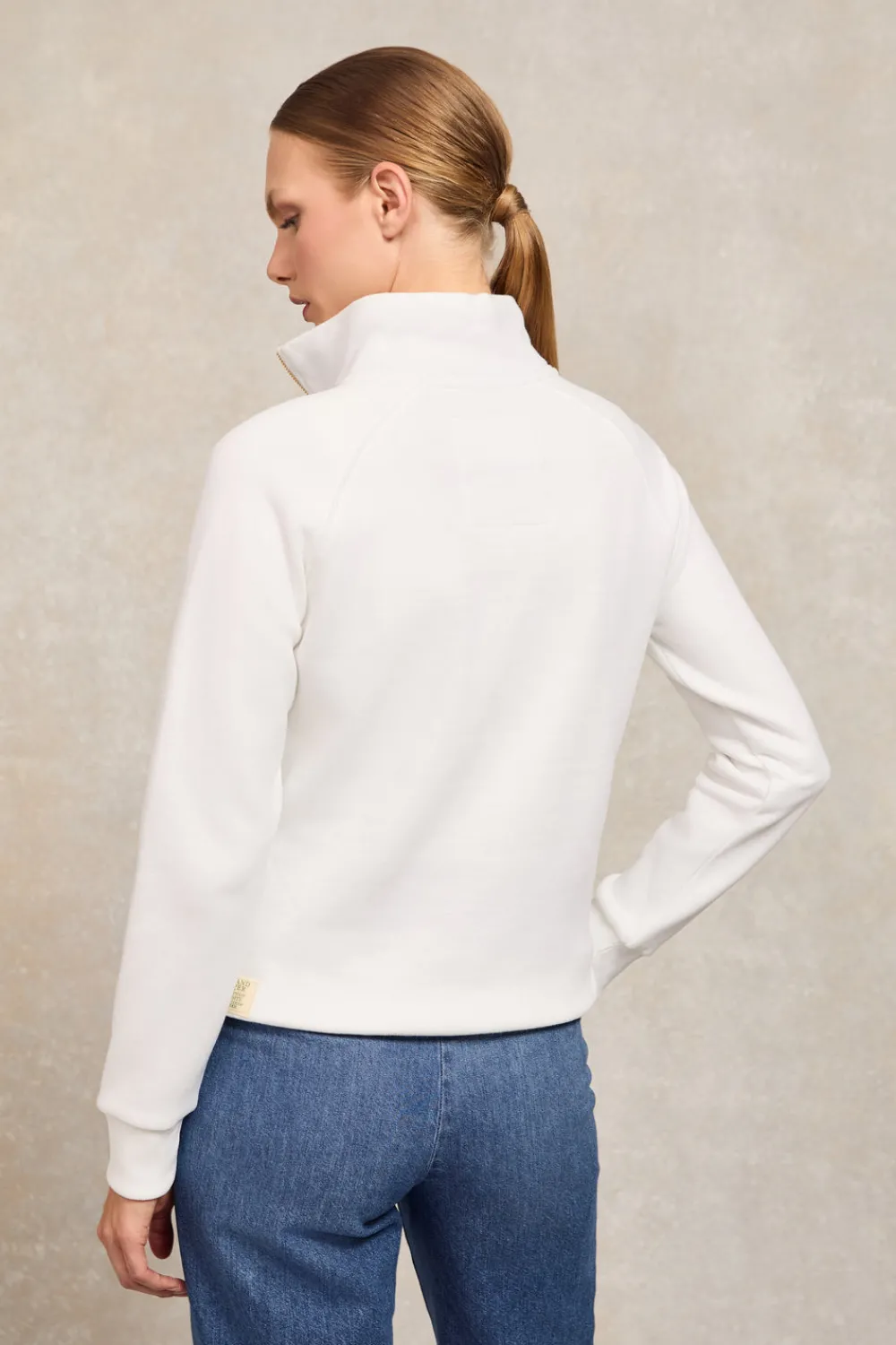 Holland Cooper Burford Quarter Zip Neck Sweat<Women Sweatshirts