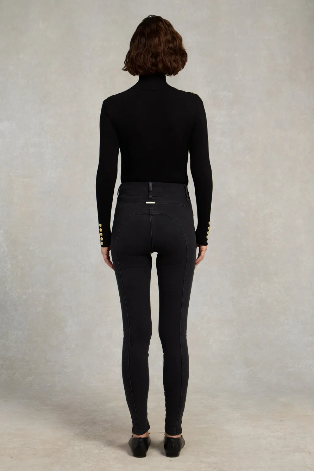 Holland Cooper Buttoned Knit Roll Neck<Women Knitwear