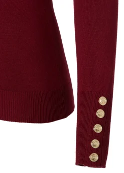 Holland Cooper Buttoned Knit Roll Neck<Women Knitwear