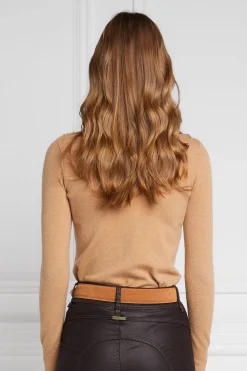 Holland Cooper Buttoned Knit Roll Neck<Women Knitwear