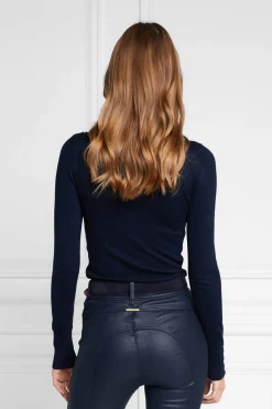 Holland Cooper Buttoned Knit Roll Neck<Women Knitwear