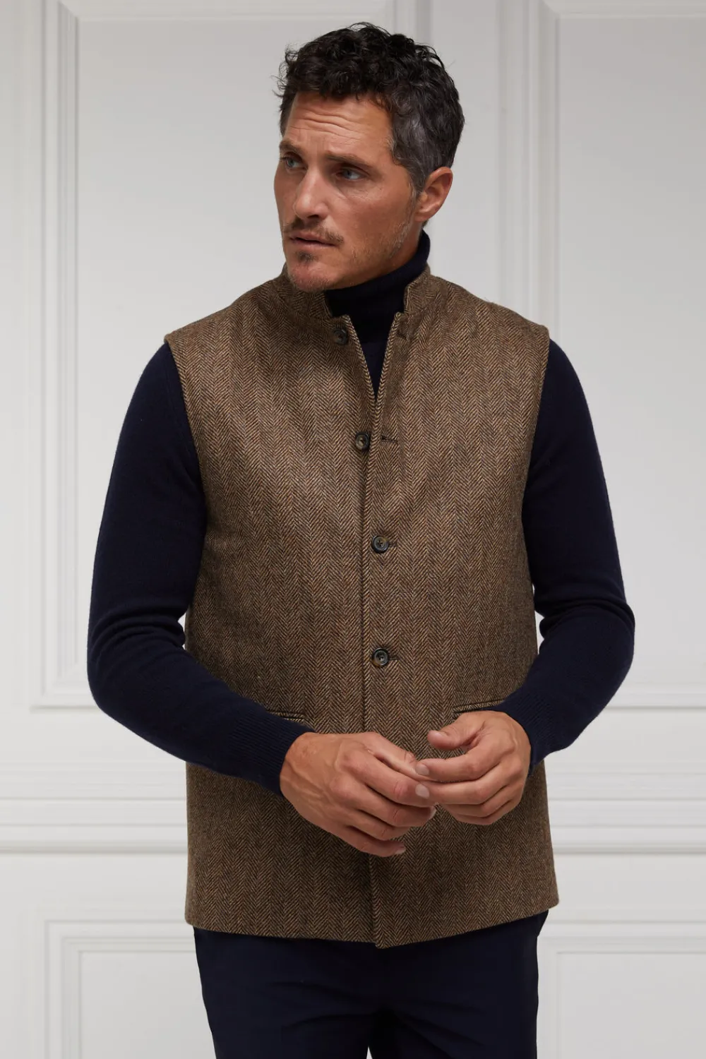 Holland Cooper Byron Roll Neck Knit< Knitwear