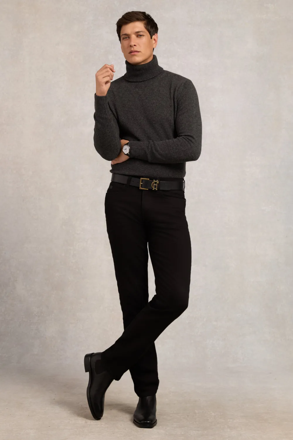 Holland Cooper Byron Roll Neck Knit< Knitwear