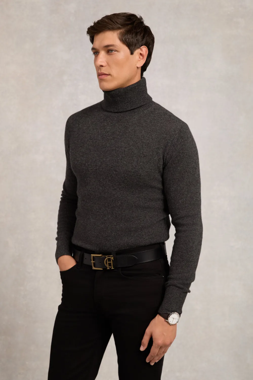 Holland Cooper Byron Roll Neck Knit< Knitwear