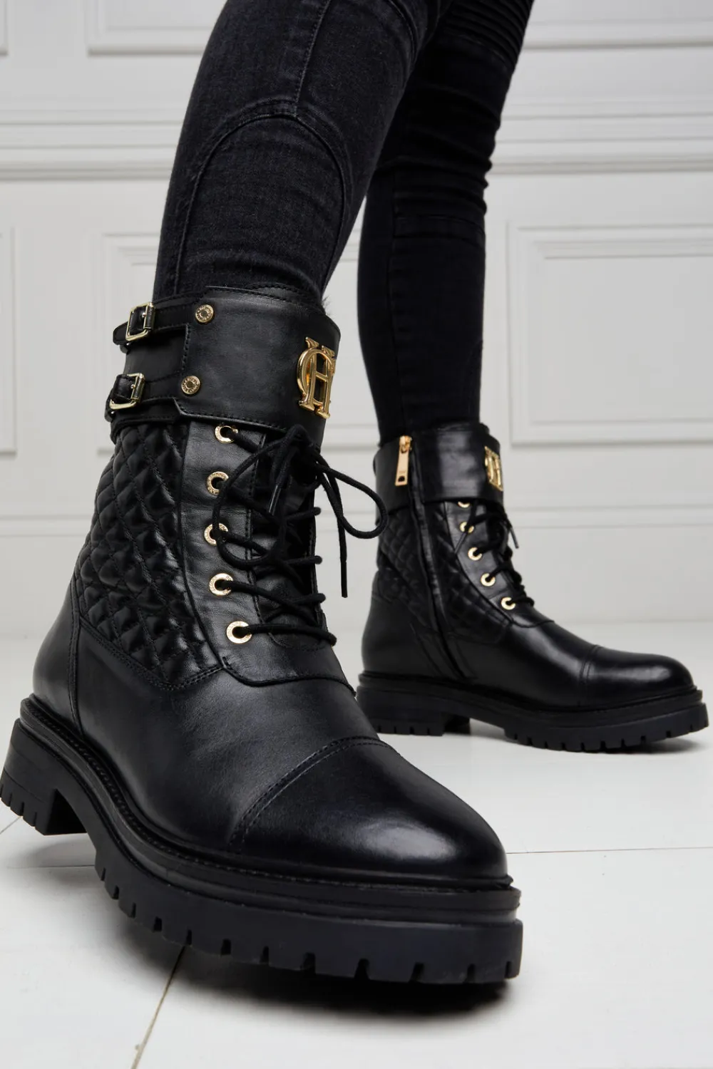 Holland Cooper Camden Biker Boot<Women Boots