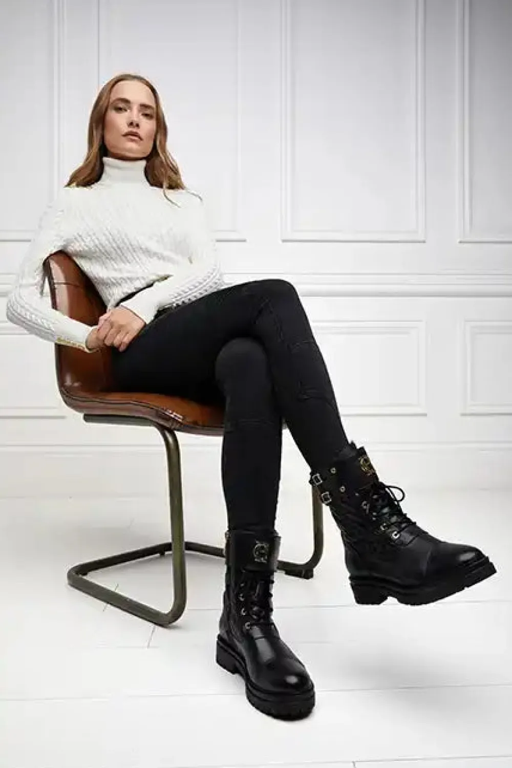 Holland Cooper Camden Biker Boot<Women Boots