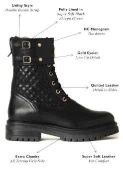 Holland Cooper Camden Biker Boot<Women Boots