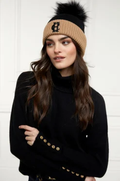 Holland Cooper Chelsea Merino Bobble Hat<Women Headwear|Hats & Headbands