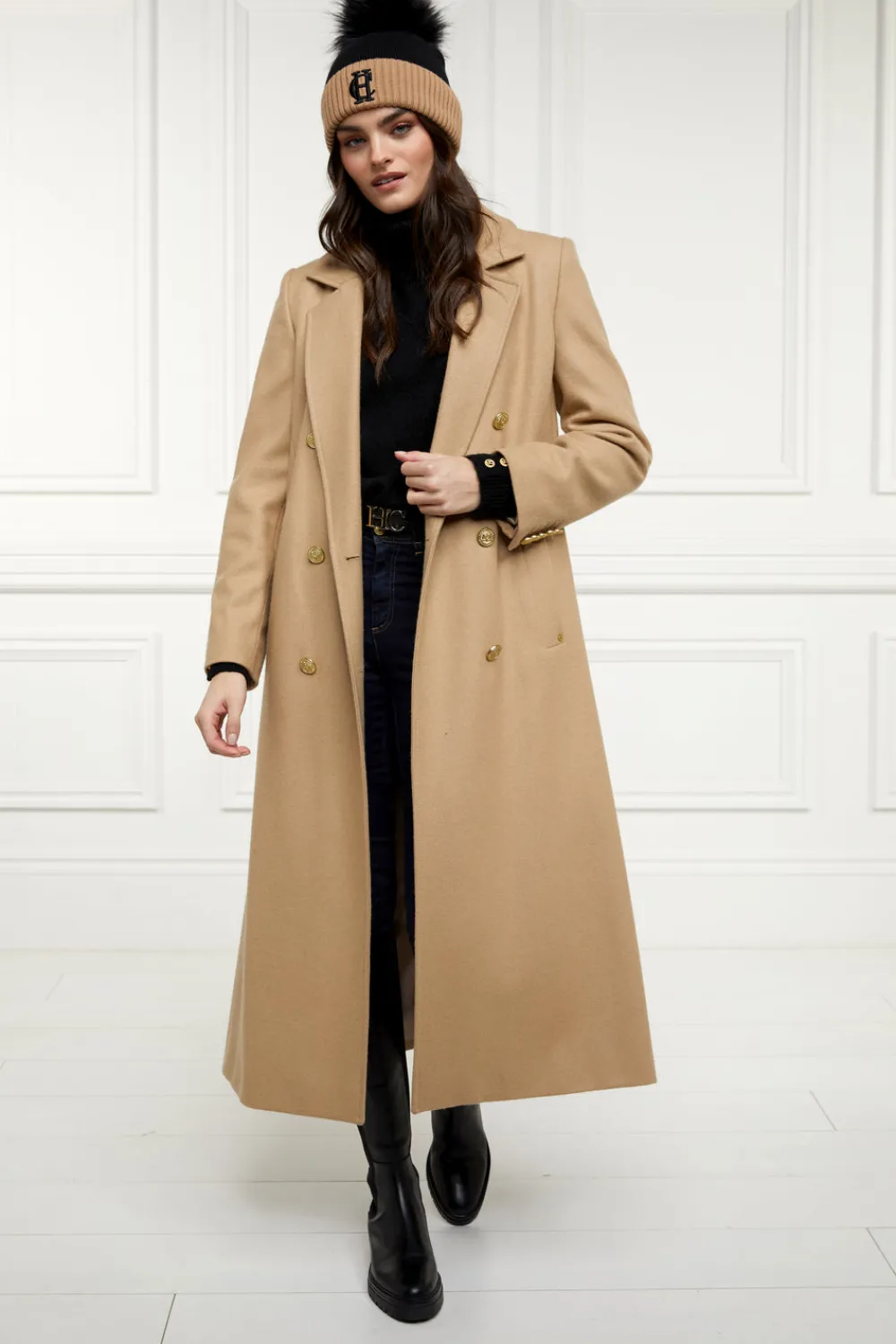 Holland Cooper Chelsea Merino Bobble Hat<Women Headwear|Hats & Headbands