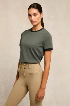 Holland Cooper Chiltern Ringer Tee< Polo Shirts & Tees