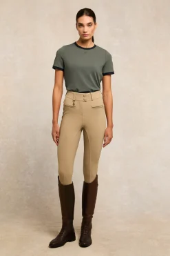 Holland Cooper Chiltern Ringer Tee< Polo Shirts & Tees