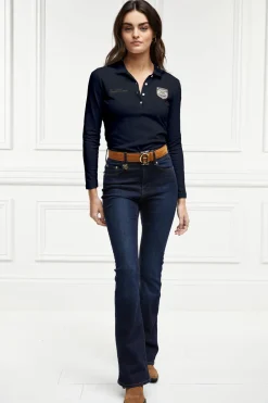 Holland Cooper Classic Long Sleeve Polo Shirt<Women Polo Shirts & Tees|Polo Shirts