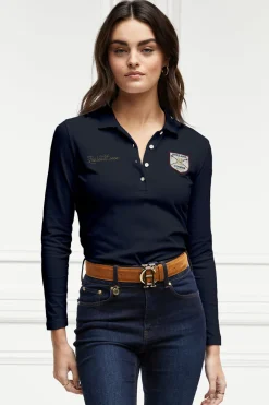 Holland Cooper Classic Long Sleeve Polo Shirt<Women Polo Shirts & Tees|Polo Shirts