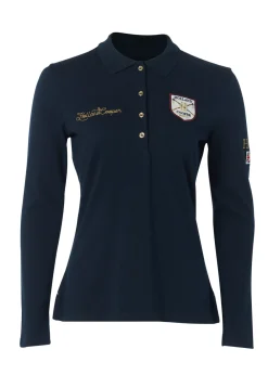Holland Cooper Classic Long Sleeve Polo Shirt<Women Polo Shirts & Tees|Polo Shirts