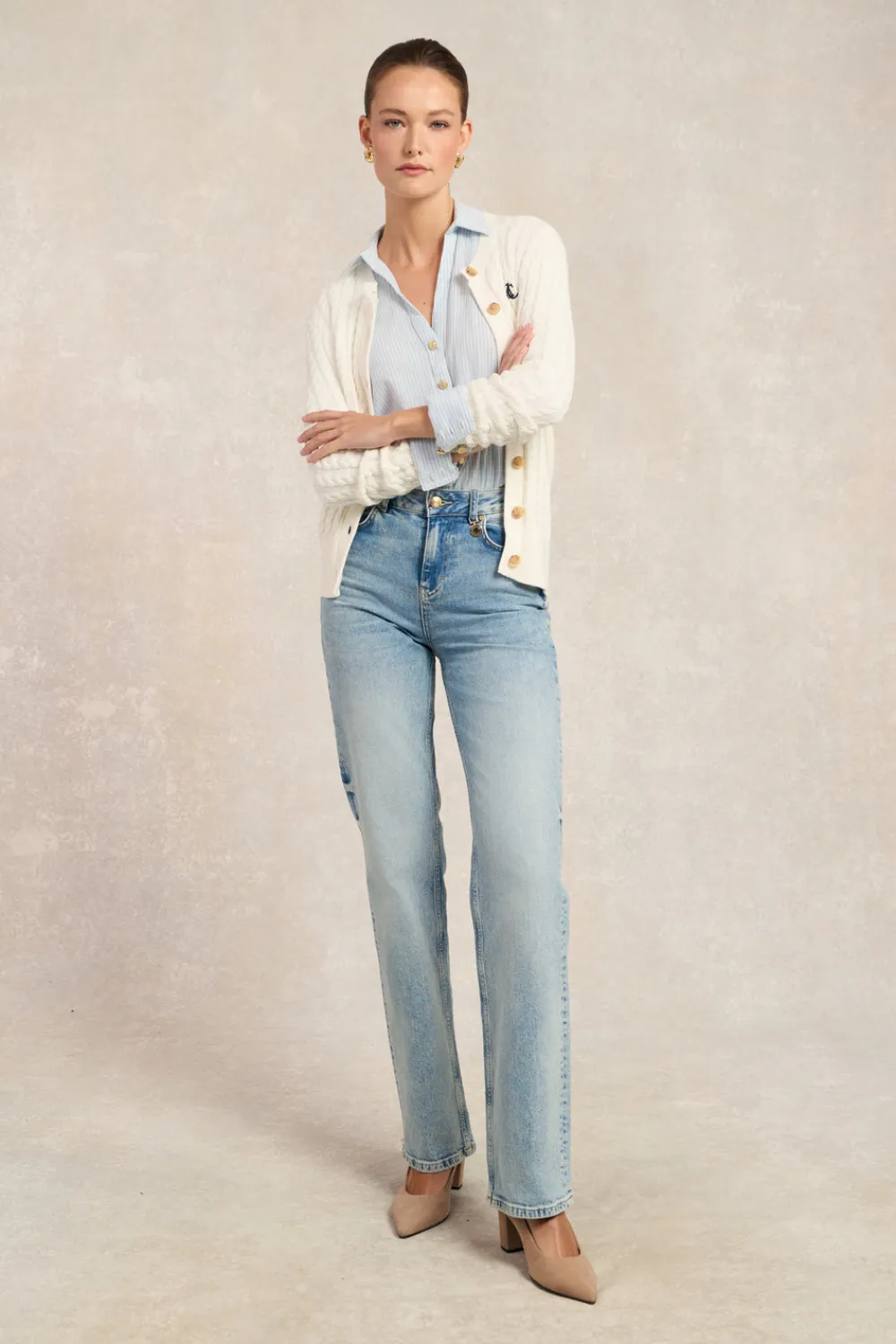 Holland Cooper Classic V-Neck Blouse<Women Shirts & Blouses