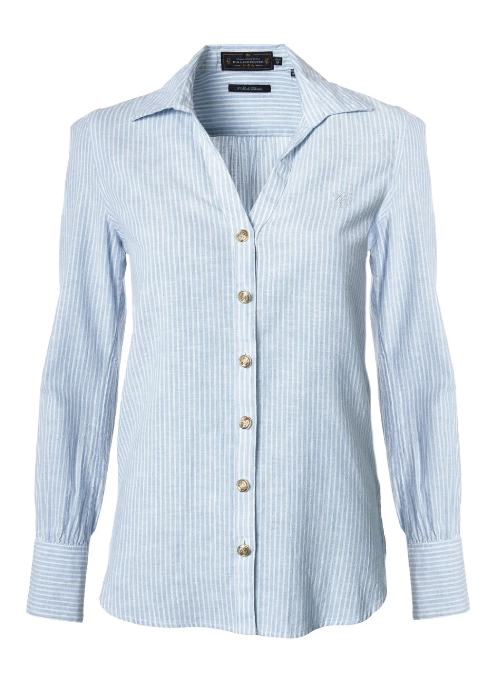 Holland Cooper Classic V-Neck Blouse<Women Shirts & Blouses