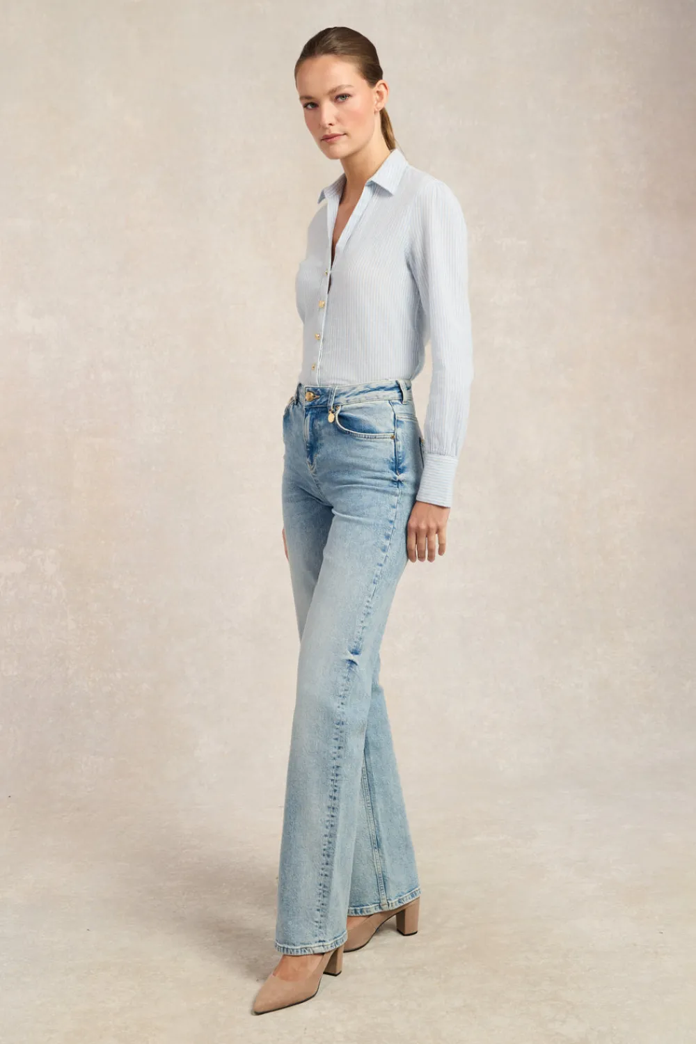 Holland Cooper Classic V-Neck Blouse<Women Shirts & Blouses