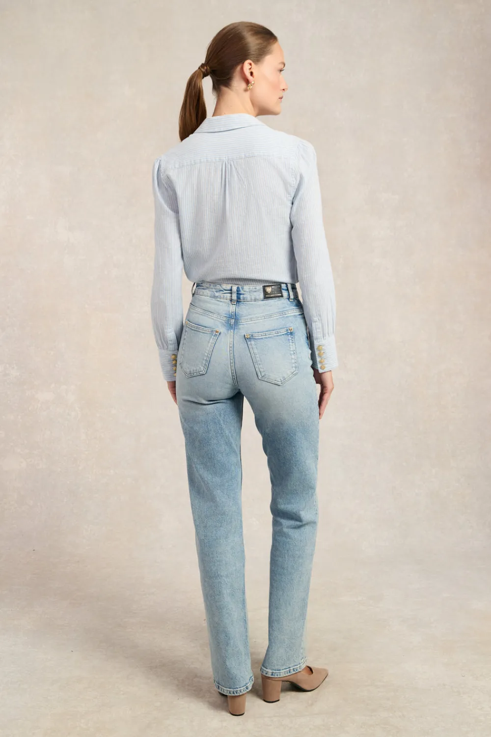 Holland Cooper Classic V-Neck Blouse<Women Shirts & Blouses