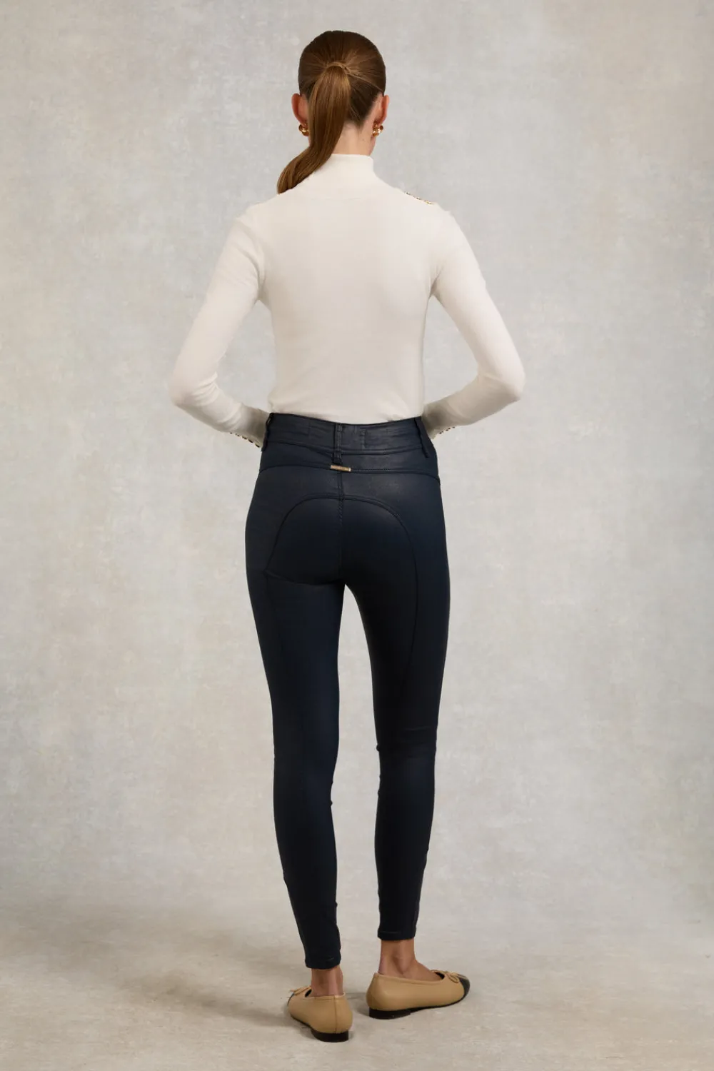 Holland Cooper Coated Jodhpur Jean<Women Jeans