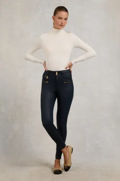 Holland Cooper Coated Jodhpur Jean<Women Jeans