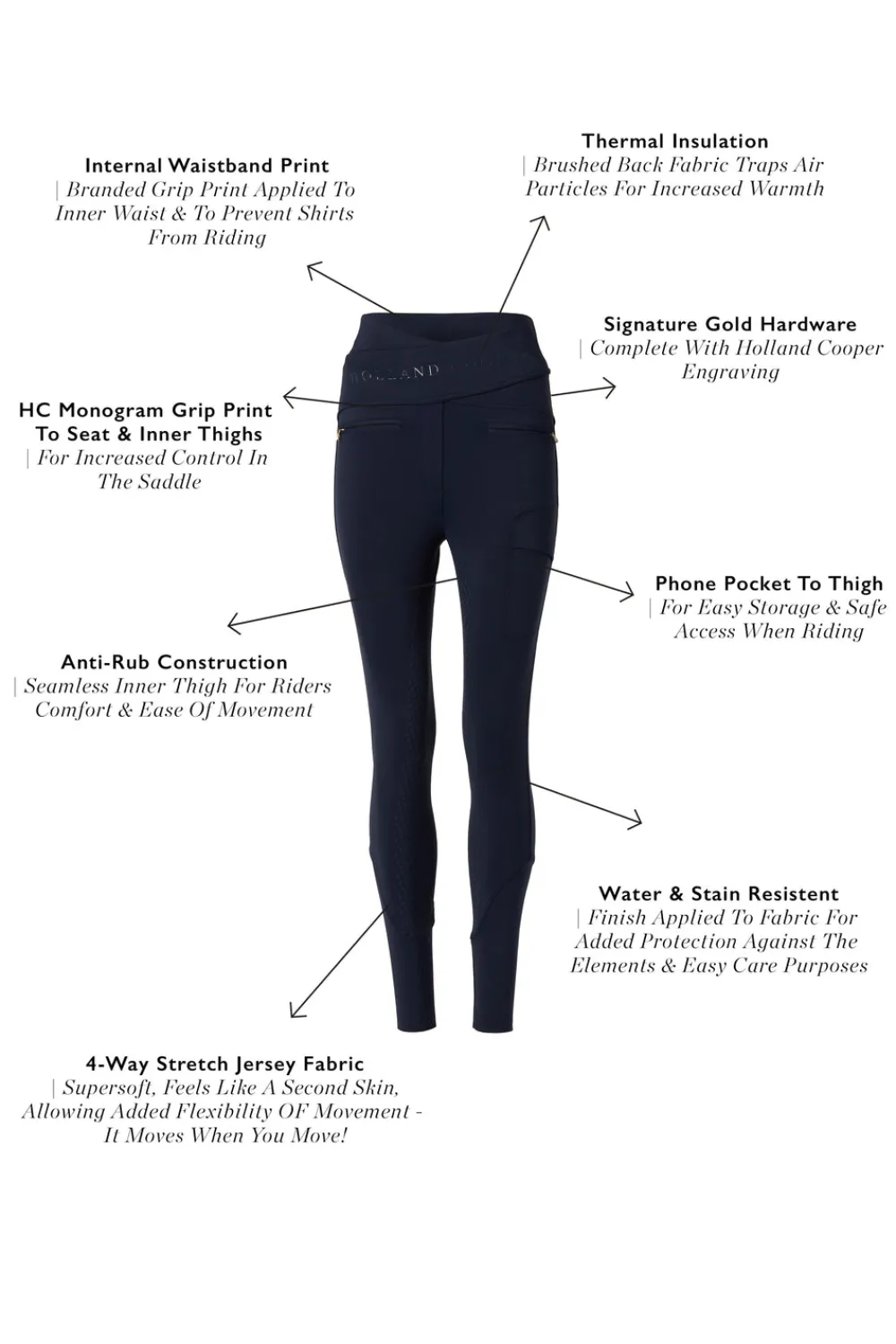 Holland Cooper Cooper Training Breeches< Breeches