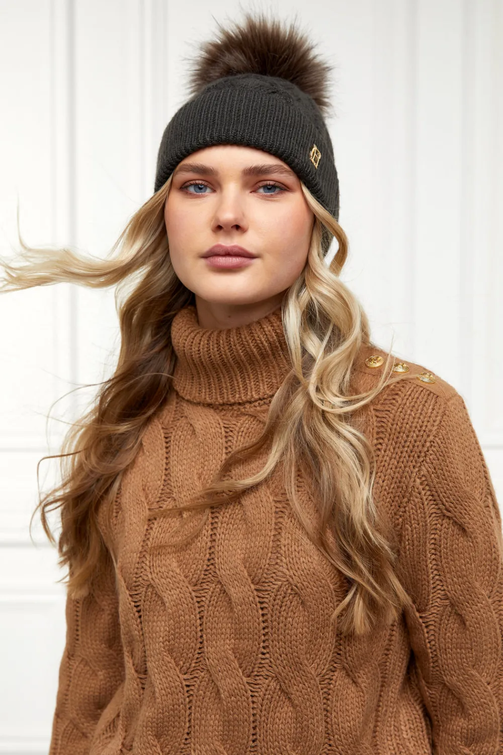 Holland Cooper Cortina Bobble Hat<Women Headwear|Hats & Headbands