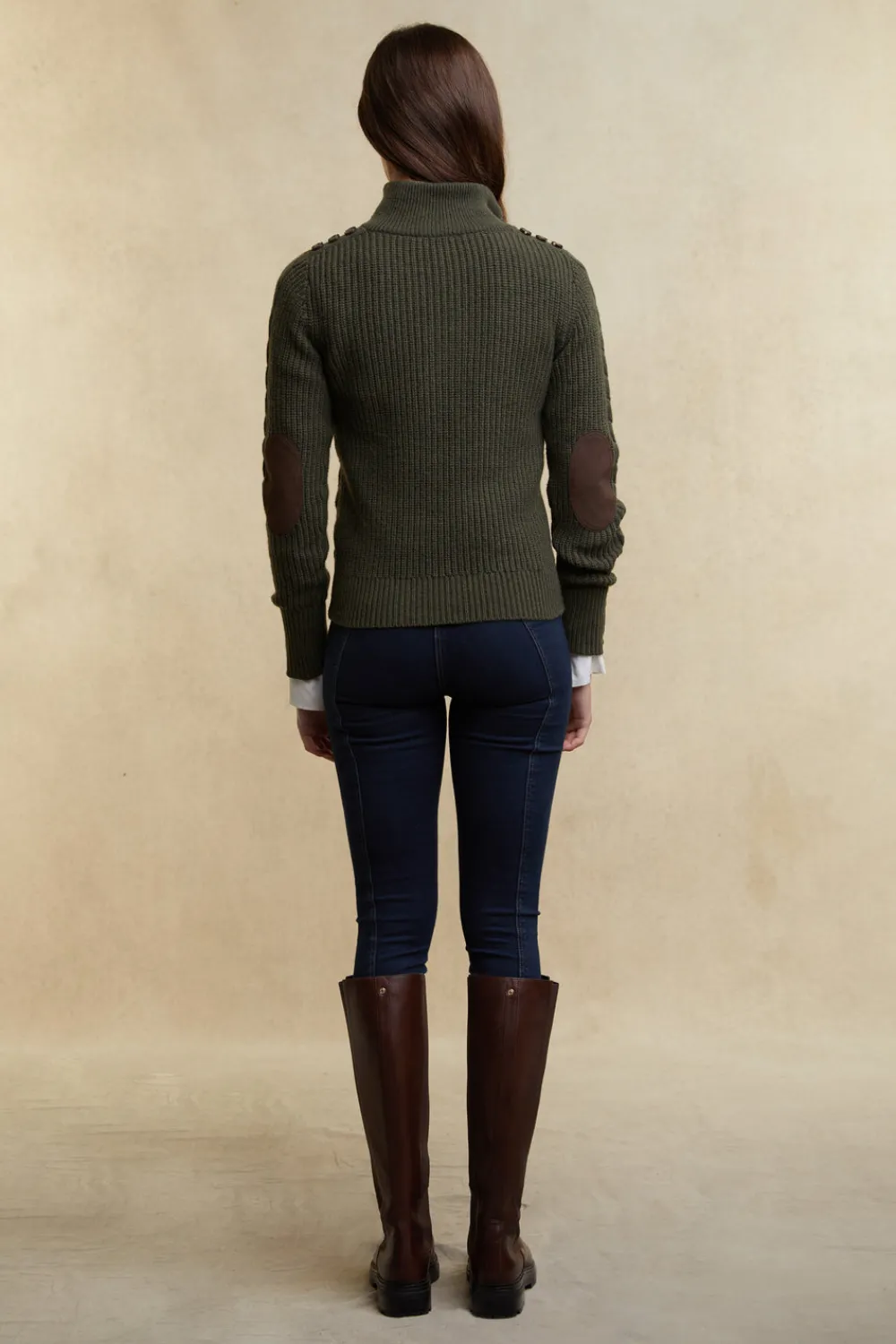 Holland Cooper Country Cable Quarter Zip Knit<Women Knitwear