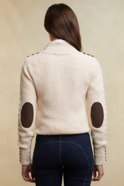 Holland Cooper Country Cable Quarter Zip Knit<Women Knitwear