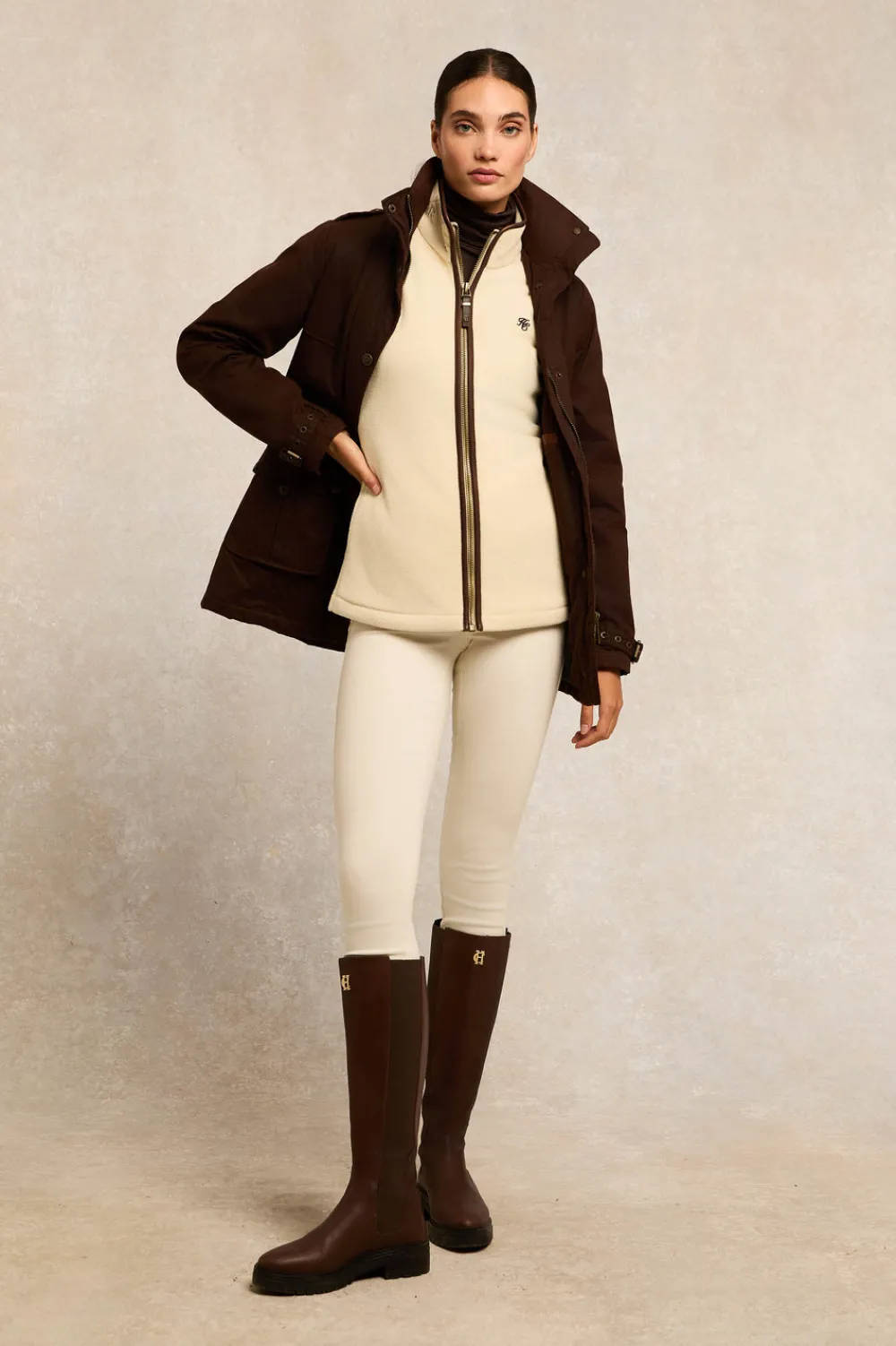 Holland Cooper Country Fleece Gilet<Women Gilets