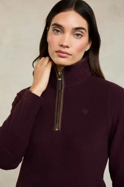 Holland Cooper Country Fleece Quarter Zip<Women Fleeces|Fleeces