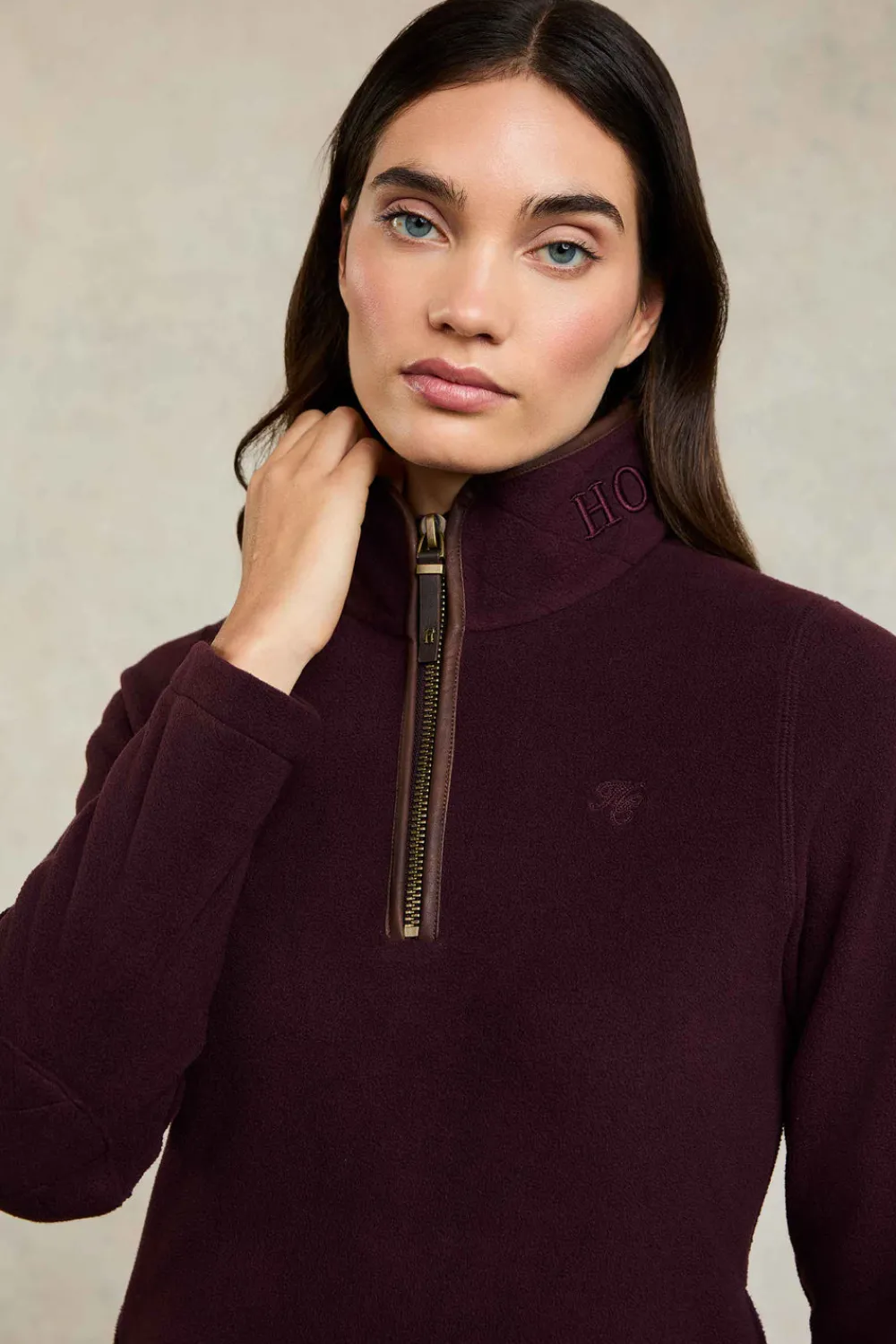 Holland Cooper Country Fleece Quarter Zip<Women Fleeces|Fleeces