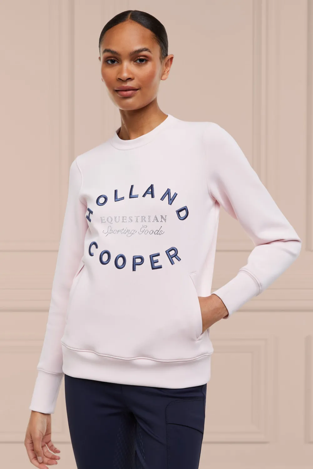 Holland Cooper Crystal Crew Neck Sweat<Women Hoodies & Sweatshirts|Sweatshirts
