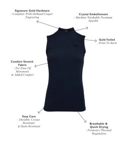 Holland Cooper Crystal Sleeveless Base Layer< Base Layers