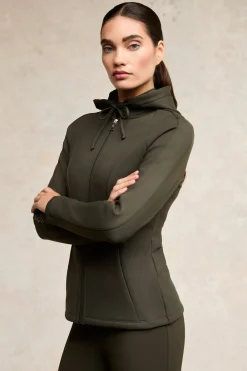 Holland Cooper Crystal Zip Hoodie< Jackets