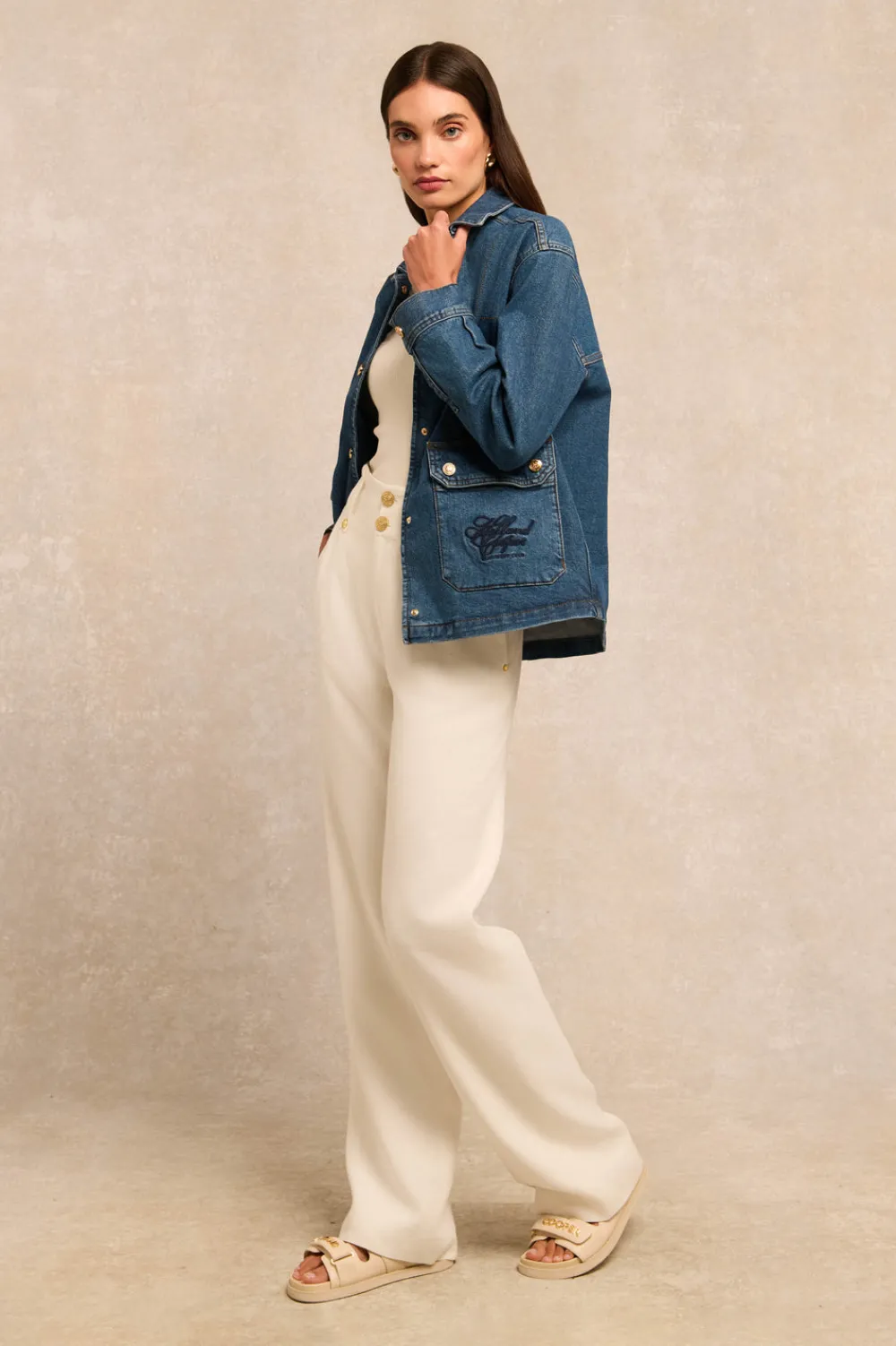 Holland Cooper Denim Chore Jacket<Women Jackets