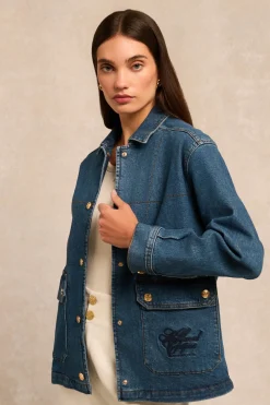 Holland Cooper Denim Chore Jacket<Women Jackets