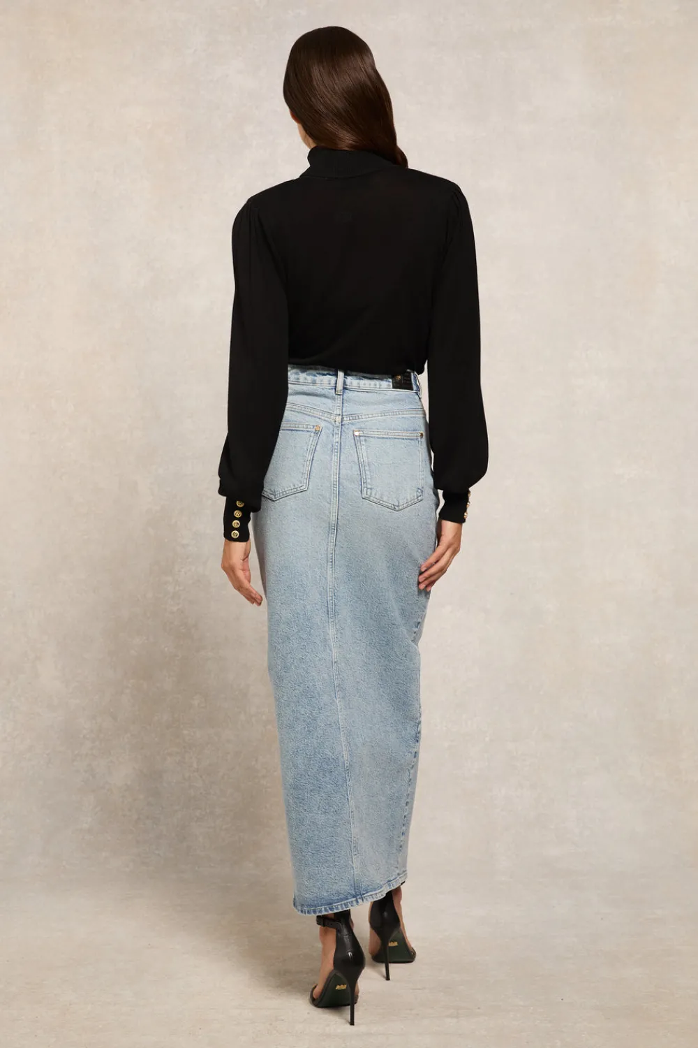 Holland Cooper Denim Maxi Skirt<Women Skirts