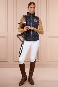 Holland Cooper Diamond Quilt Classic Gilet<Women Gilets|Gilets