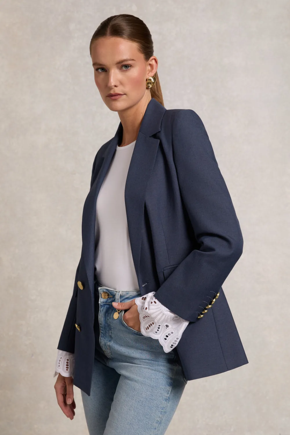 Holland Cooper Double Breasted Blazer<Women Blazers|Tailoring